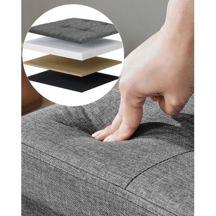SULTAN Dark Gray Bench