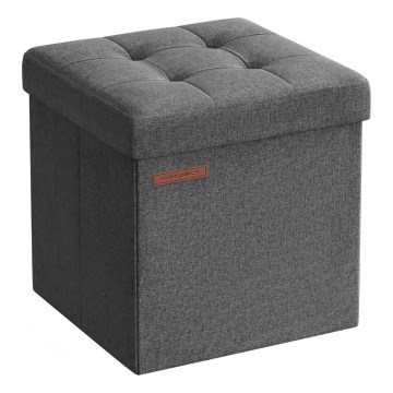 SULTAN Ottoman 30x30 cm gray