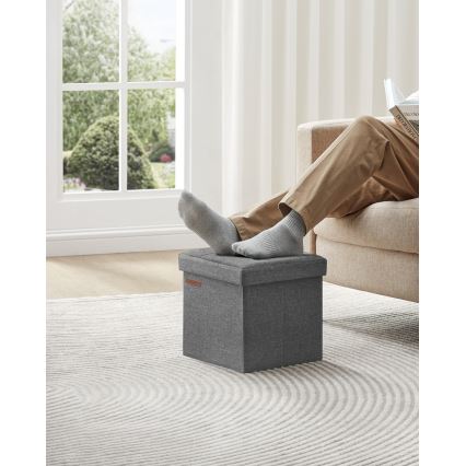 SULTAN Ottoman 30x30 cm gray