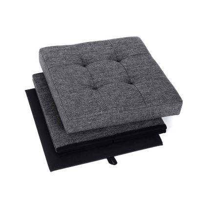 SULTAN Ottoman 38 x 38 cm, Grey