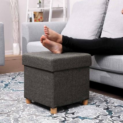 SULTAN Stool 38x40 cm, Dark Gray