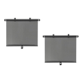 Sun blind for suction cups with locking 42 cm 2 pcs grey