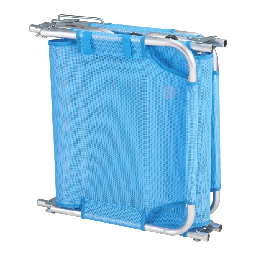 SUNO Folding Adjustable Lounger 56x190 cm Blue