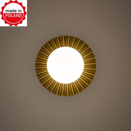 SUNPLISS Wall Light 1xG9/10W/230V Ø 20 cm Gold/Cream