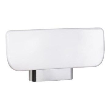 Support cushion 34 x 18.5 cm, silver/white