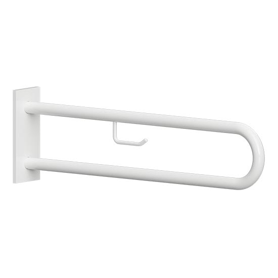 Support grab bar 10x25 cm white