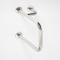 Support grab bar 23.5 x 38 cm, stainless steel/silver