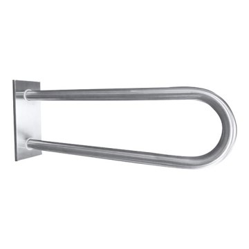 Support handle 10x25 cm, stainless steel/silver