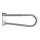 Support handle 10x25 cm, stainless steel/silver