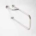Support handle 23.5 x 38 cm, stainless steel / silver