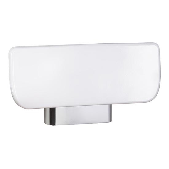 Support pad 34 x 18.5 cm silver/white