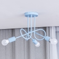 Surface-mounted ceiling light OXFORD 3xE27/15W/230V blue