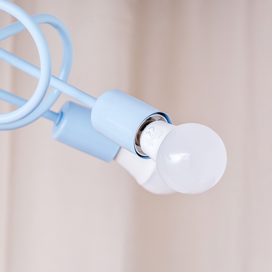 Surface-mounted ceiling light OXFORD 3xE27/15W/230V blue