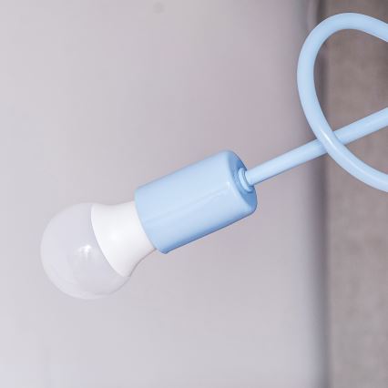 Surface-mounted ceiling light OXFORD 3xE27/15W/230V blue