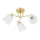 Surface-mounted ceiling light PAFOS 3xE27/15W/230V gold