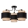 Surface-mounted chandelier 3xE27/60W/230V beige