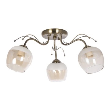 Surface-mounted chandelier 3xE27/60W/230V