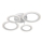 Surface-mounted chandelier 4xLED/21W/230V white