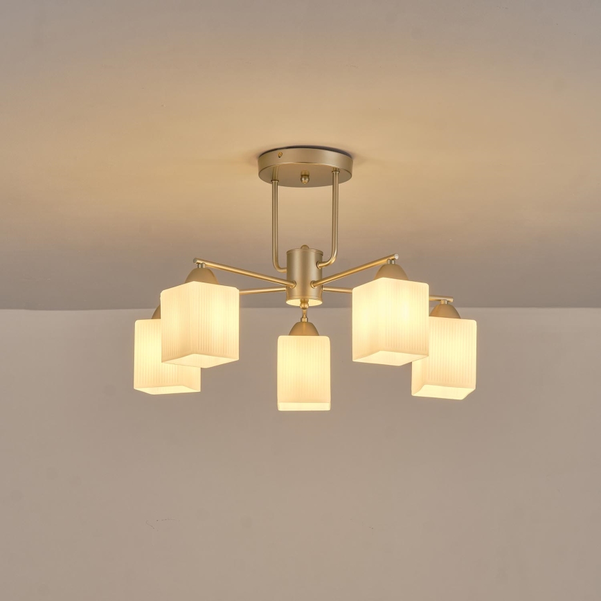 Surface-mounted chandelier 5xE27/60W/230V