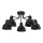 Surface-mounted chandelier 5xE27/60W/230V
