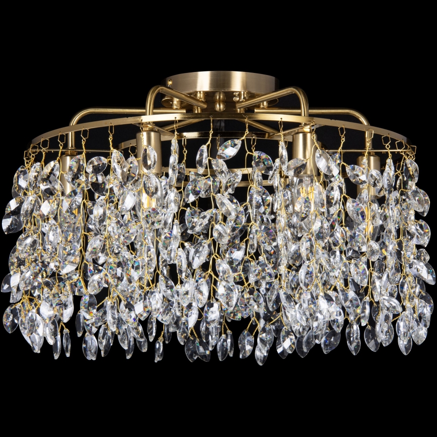 Surface-mounted chandelier 6xE14/60W/230V d. 50 cm gold