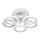 Surface-mounted chandelier 6xLED/18W/230V white