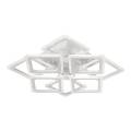 Surface-mounted chandelier 8xLED/20W/230V white