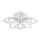 Surface-mounted chandelier 8xLED/20W/230V white
