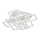 Surface-mounted chandelier 9xLED/20W/230V white
