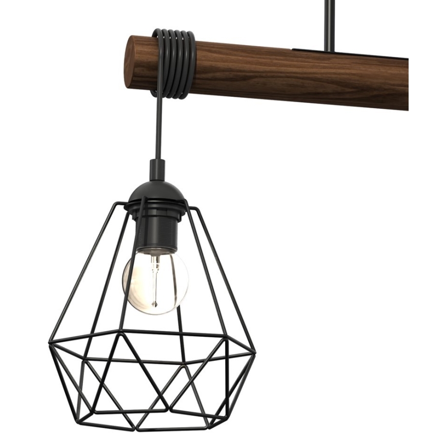 Surface-mounted chandelier ACERO 2xE27/60W/230V