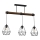 Surface-mounted chandelier ACERO 3xE27/60W/230V