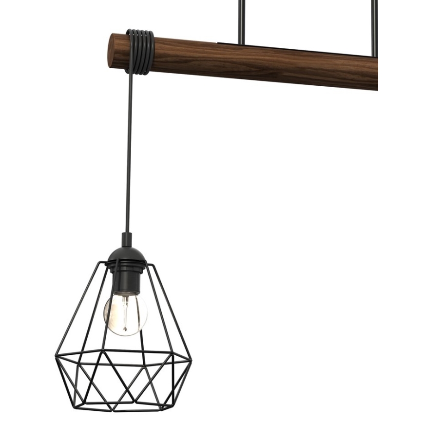 Surface-mounted chandelier ACERO 3xE27/60W/230V