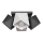 Surface-mounted chandelier ADAMANT 4xE27/15W/230V