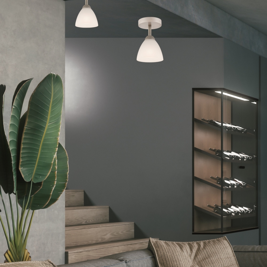 Surface-mounted chandelier ADRIANO 1xE27/60W/230V beech - FSC certified