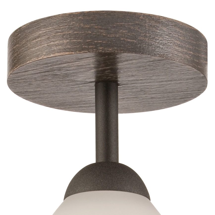 Surface-mounted chandelier ADRIANO 1xE27/60W/230V beech - FSC certified