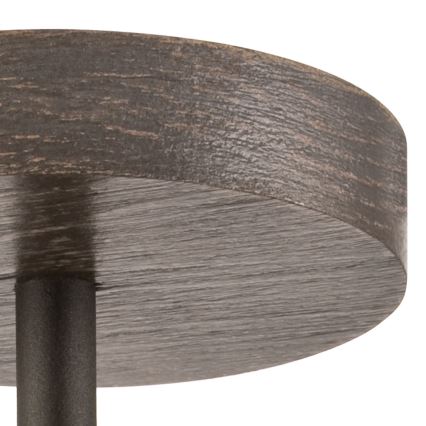 Surface-mounted chandelier ADRIANO 1xE27/60W/230V beech - FSC certified