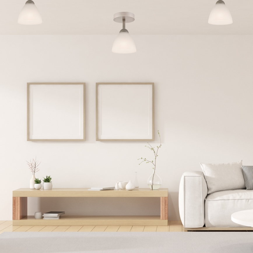 Surface-mounted chandelier ADRIANO 1xE27/60W/230V beech