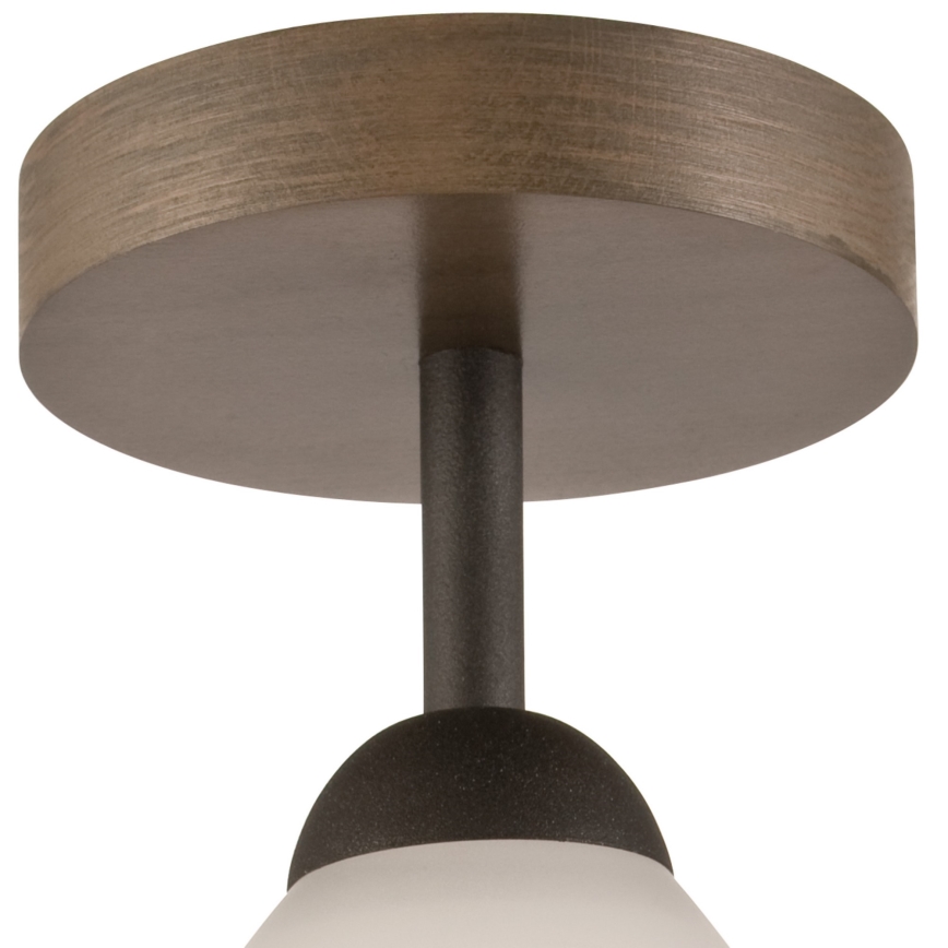 Surface-mounted chandelier ADRIANO 1xE27/60W/230V beech