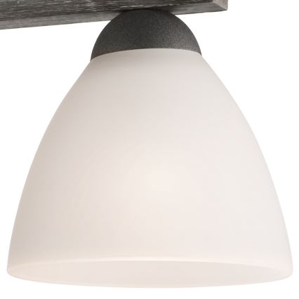 Surface-mounted chandelier ADRIANO 3xE27/60W/230V beech