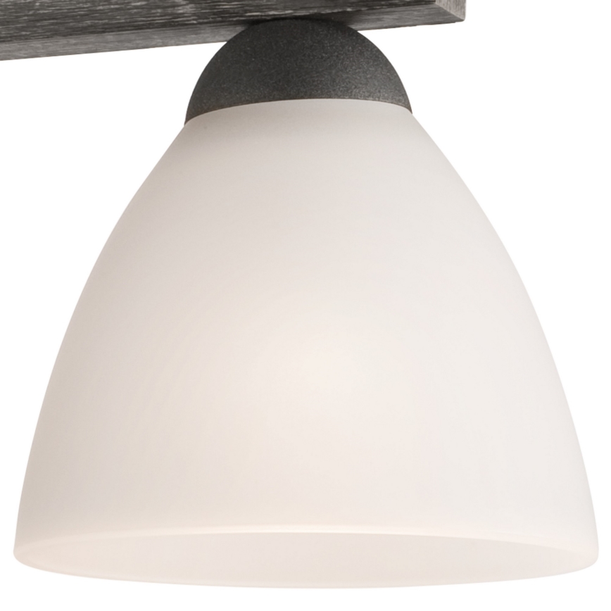 Surface-mounted chandelier ADRIANO 3xE27/60W/230V beech