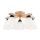 Surface-mounted chandelier ADRIANO 5xE27/60W/230V oak