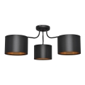 Surface-mounted chandelier ALBA 3xE27/15W/230V black/gold