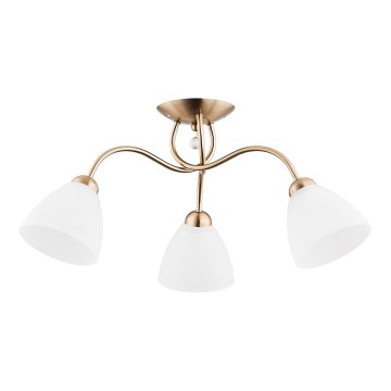 Surface-mounted chandelier AMARILLO 3xE27/15W/230V gold