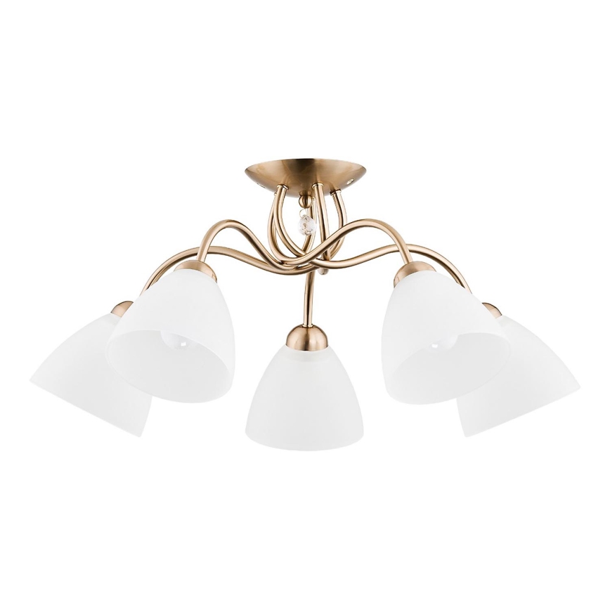 Surface-mounted chandelier AMARILLO 5xE27/15W/230V gold