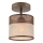 Surface-mounted chandelier ANDREA 1xE27/60W/230V beech