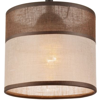 Surface-mounted chandelier ANDREA 1xE27/60W/230V beech