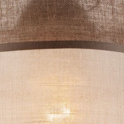 Surface-mounted chandelier ANDREA 1xE27/60W/230V beech