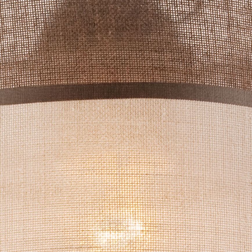 Surface-mounted chandelier ANDREA 1xE27/60W/230V beech