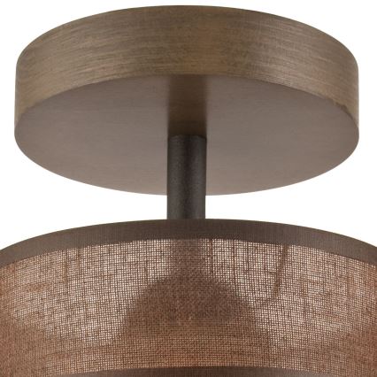 Surface-mounted chandelier ANDREA 1xE27/60W/230V beech
