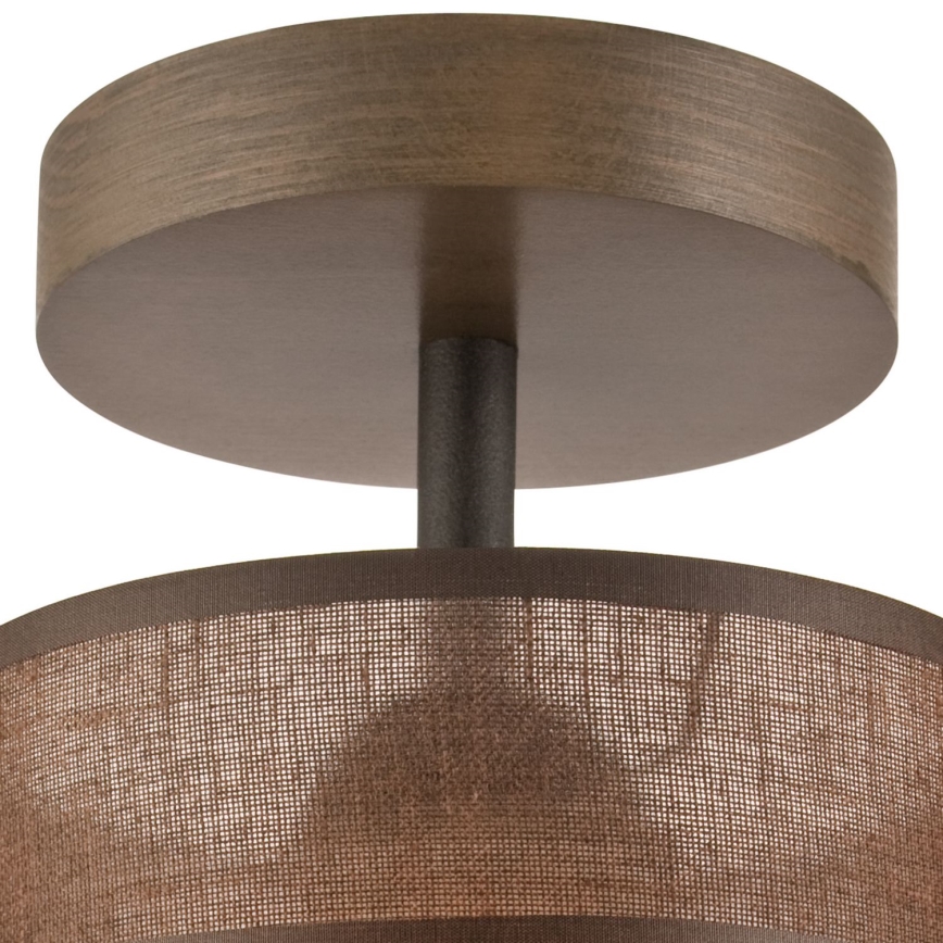 Surface-mounted chandelier ANDREA 1xE27/60W/230V beech